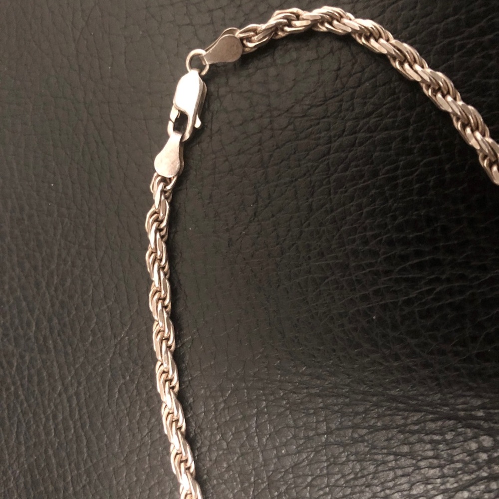 Italian Sterling Silver .925 Intricate Necklace